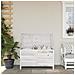 Contenitore Giardino Bianco 99x49,5x58,5cm Legno Massello Abete - Foto miniatura 1