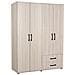 Armadio Grd4422023 Rovere 4 Ante E 2 Cassetti - Foto miniatura 1