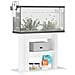 Supporto per Acquario 80x35x60 cm in Legno Multistrato Bianco - Foto miniatura 2