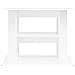 Supporto per Acquario 80x35x60 cm in Legno Multistrato Bianco - Foto miniatura 3