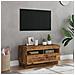 Mobile Porta Tv Con Led Legno Antico 80x35x40 Cm Multistrato - Foto miniatura 3