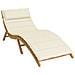 Cuscino Per Lettino Crema 180x60x3 Cm In Tessuto Oxford - Foto miniatura 3