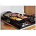 Piastra Grill Brochette Explora - Nero - Alluminio Pressofuso - 47x26x2 Cm - Foto miniatura 5