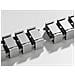 650860 organizer per cavi Scrivania Guaina intrecciata per cavi Grigio 1 pz - Foto miniatura 2