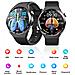 Smartwatch Con Ecg, Analisi Della Composizione Corporea, Analisi Della Composizione Del Sangue (acido Urico, Lipidi Nel Sangue) Black Bamboo Edition Strap - Foto miniatura 3