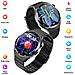 Smartwatch Con Ecg, Analisi Della Composizione Corporea, Analisi Della Composizione Del Sangue (acido Urico, Lipidi Nel Sangue) Black Bamboo Edition Strap - Foto miniatura 5