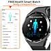Smartwatch Con Ecg, Analisi Della Composizione Corporea, Analisi Della Composizione Del Sangue (acido Urico, Lipidi Nel Sangue) Black Bamboo Edition Strap - Foto miniatura 7