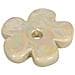 Perlina Forma Fiore In Ceramica 2,5 X 2,5cm - Foro Ø3,5mm - Colore Oro - Foto miniatura 1