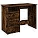 Scrivania Rovere Fumo 102x50x75 Cm In Legno Multistrato - Foto miniatura 2