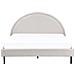 Letto Tessuto Margut 160 X 200 Cm Beige Chiaro - Foto miniatura 3