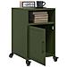 Lusso Casadino -  Comodino Verde Oliva 36x39x59 Cm In Acciaio - Foto miniatura 3