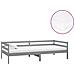 Divano Letto Con Materasso 90x200 Cm Grigio In Legno Di Pino - Foto miniatura 1