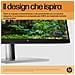Monitor 23.8" LCD IPS Flat 6N6E9A5#ABB Full HD Tempo di risposta 5 ms - Foto miniatura 3