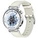 Cinturino In Pelle Premium Per Orologi Huawei E Honor White 20 Mm - Foto miniatura 4