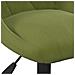 Sedia da Pranzo Verde Chiaro in Velluto - Foto miniatura 6