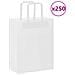 Sacchetti di Carta 250 pz con Manici Bianchi 21x11x28 cm - Foto miniatura 1