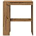 Tavolo Bar con Rastrelliera Rovere 90x40x103,5 cm Multistrato - Foto miniatura 4