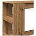 Tavolo Bar con Rastrelliera Rovere 90x40x103,5 cm Multistrato - Foto miniatura 7