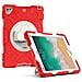 Custodia Per Ipad 9/8/7 10.2” Armata Con Supporto Girevole Rosso - Foto miniatura 1
