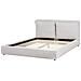 Letto Tessuto Bajonna 180 X 200 Cm Grigio Chiaro - Foto miniatura 3