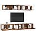 Set di mobili TV 5 pcs Legno vecchio Media Legno multistrato - Foto miniatura 3
