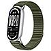 Cinturino In Nylon Con Motivo Montano Selvaggio Compatibile Con Xiaomi Mi Band Serie 10/9/8 Green - Foto miniatura 1
