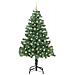 Albero di Natale con 300 LED con supporto Verde 210 cm PVC - Foto miniatura 4