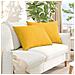Cuscini da Divano 2 pcs Giallo Chiaro 70 x 50 cm - Foto miniatura 2
