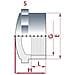 Tappo Pvc Femmina 1  Pn10 Per Tubi Idraulici - Foto miniatura 2
