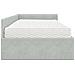 Struttura Letto Angolare con Materasso 2 pcs Grigio chiaro - Foto miniatura 8