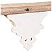 Scaffale In Legno Intagliato Bianco E Resina 120x14x28h - Foto miniatura 4