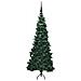 Albero di Natale Artificiale Angolare con 300 LED Verde 180 cm - Foto miniatura 4