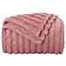 Coperta Rosa 270 x 240 cm Panno - Foto miniatura 4