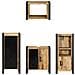 Set di mobili per il bagno 4 pcs Legno di mango massello - Foto miniatura 8