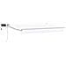 Tenda retrattile manuale con LED Bianco 3 x 2,5 m - Foto miniatura 1