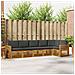 Set divani 6 pcs Naturale e Antracite Legno di Acacia Massello - Foto miniatura 2