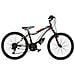 Bici Da Uomo Mountain Bike 26 Bicicletta Mtb Vx26sf Vortex Cambio 18v E Forcella Ammortizzata - 43 Nero Argento Rosso Opaco - Foto miniatura 1