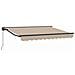 Tenda retrattile manuale Beige 3,5 x 2 m - Foto miniatura 1