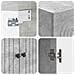 Set di armadi 2 pcs 66 x 34,5 x 90 cm Legno ingegnerizzato - Foto miniatura 7