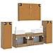 Set di mobili per il bagno 6 pcs Rovere Artigianale - Foto miniatura 9