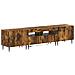 Mobile TV LED a 5 pezzi Rovere Fumo Legno ingegnerizzato - Foto miniatura 1
