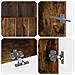 Mobile TV LED a 5 pezzi Rovere Fumo Legno ingegnerizzato - Foto miniatura 8