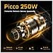 XT90 Bicicletta Elettrica MTB 26 Pollici 250 W Batteria 48 V 20 Ah Cambio 21 Velocità Grigio - Foto miniatura 5