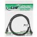 cavo patch per rete dati lan cat. 5e, 2x rj45, schermatura futp, colore nero, 1,5m - Foto miniatura 2