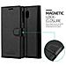 Custodia Compatibile Con Nokia 3 In Nero Carbone - Coperchio Protettiva Con Chiusura Magnetica, Funzione Stand E Tasca Per Le Carte - Foto miniatura 2