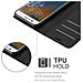 Custodia Compatibile Con Nokia 3 In Nero Carbone - Coperchio Protettiva Con Chiusura Magnetica, Funzione Stand E Tasca Per Le Carte - Foto miniatura 5