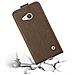 Custodia Compatibile Con Nokia Lumia 550 In Bruno Caffè - Coperchio Protettivo In Design Flip Con Chiusura Magnetica - Foto miniatura 7