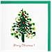 Biglietto D'auguri Origamo ''albero Di Natale'' Quilling - Foto miniatura 1