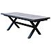 Gres - Tavolo Da Giardino Allungabile In Alluminio E Gres - Foto miniatura 3