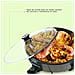 Padella Elettrica Per Paella / pizza, Coperchio Di Vetro, 42cm, 1500w - Foto miniatura 3